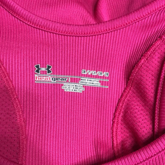 Under Armour Pink HeatGear Tank Top - Picture 5 of 5